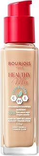 عرض حصري على Bourjois Healthy Mix Clean Foundation – Liquid Foundation, Vegan Formula, Makeup – 51W Light Vanilla, 30ml (1.1oz) - عروض أمازون السعودية