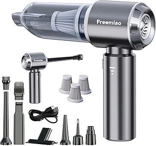 عرض حصري على Wireless Car Vacuum 5 in 1 Handheld Mini Computer Vacuum Cleaner 23000 Pa Powerful Suction/Blowing/Inflating/Dust Removal HEPA Filter Rechargeable Portable for Car, Pet Hair - عروض أمازون السعودية