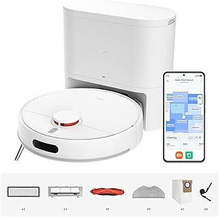 Xiaomi Robot Vacuum H40, Smart Navigation, 10000Pa Suction, Anti-tangle Mopping &amp; Vacuuming, 4L Dust Bag, 340x340x97mm, App Control, 5200mAh Battery - Amazon Egypt Deals