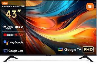 Xiaomi TV A 43" 2026 FHD Smart TV, 43-Inch 1080p HDR LED Television, Google TV, Chromecast Built-in, Dolby Audio, DTS:X, Metal Finish, 2-Year Warranty