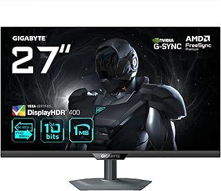 شاشة ألعابG27U 27بوصة بدقة 4KUHD وضع مزدوج4K 160 هرتز أوFHD 320هرتز،3840×2160، زمن استجابة1مللي ثانية، سطوع350شمعة/م²، تقنية FreeSync Premium وDisplayHDR400،منفذ HDMI 2.1، وDisplayPort 1.4من جيجابايت
