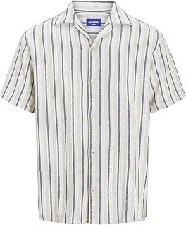 JACK & JONES Mens JORCOBA STRIPE RESORT SHIRT SS SN Modern (pack of 1)