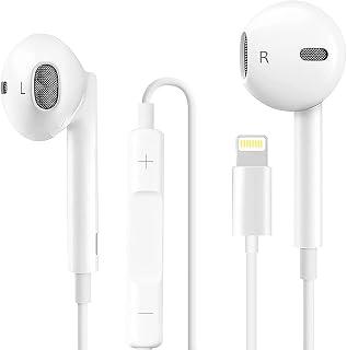 Exclusive Deal on Lightning Headphones (MFi Certified) Compatible with iPhone 13 12 11 Pro Max iPhone X XS Max XR iPhone 8 Plus iPhone 7 Plus with Microphone Controller - Amazon Egypt Deals