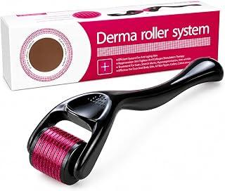 ديرما رولر طراز DRS150 بـ540 إبرة مايكرو للعناية ببشرة الوجه مزودة بتقنية الخطوط المتقاطعة لمكافحة علامات التقدم في العمر وتقليل التجاعيد والندبات وتحفيز تجديد البشرة، مقاس 0.50 ملم