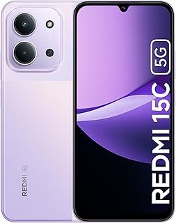 عرض حصري على Redmi 15C 5G Dusk Purple 8GB RAM 256GB - Global Version - عروض أمازون السعودية