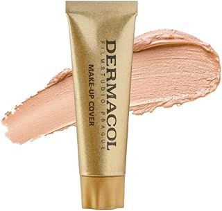 عرض حصري على Dermacol - Mini Full Coverage Foundation 13g, Liquid Makeup Matte Foundation with SPF 30, Waterproof Foundation for Oily Skin, Acne, &amp; Under Eye Bags, Long-Lasting Makeup Products Shade - 209 - عروض أمازون السعودية