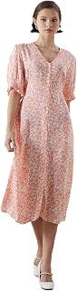 LC WAIKIKI V Neck Floral Women'S Shirt Dress
