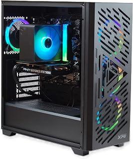 كمبيوتر نايت فوري من برو تيك سوليوشنز - انتل I5 12400f B760 M-F واي فاي، DDR5 16GB RAM، RTX 5060 8GB، 1TB M.2 Nvme SSD، XPG لانسر بليد (4 مروحة)، وحدة امداد طاقة 750 واط، مبرد اير فلو APv-1، ويندوز 11 برو