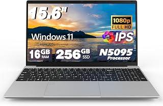 لابتوب ام واي دبليو، شاشة 15.6 انش IPS 1080P، معالج N5095 4C 4T حتى 2.9Ghz 16GB RAM 256GB SSD، لاتوبس مع كيبورد باضاءة خلفية للتعرف على بصمات الاصابع، واي فاي، USB 3.0، كاميرا ويب، HDMI