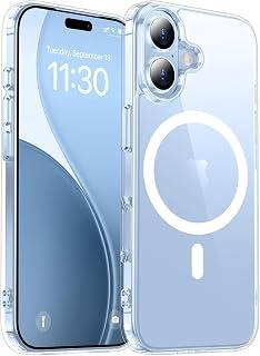 Exclusive Deal on Magnetic Clear Phone Case Support Wireless Charger Compatible with iPhone 17 Slim Thin Hard Bumper Extreme Shockproof Anti-Yellow Phone Cover (iPhone 17) - Amazon Egypt Deals