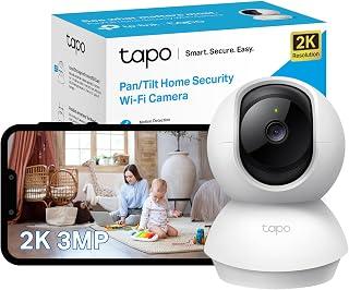 TP-Link Tapo 2K 3MP Pan Tilt Security Camera, Baby/Pet Dog AI Monitor, Smart Motion Detection & Tracking,2-Way Audio, Night Vision, Cloud & SD Card Storage, Works with Alexa & Google Home(Tapo C210)