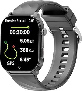 Exclusive Deal on Bostbo GPS Smart Watch [Answer/Make Calls] 2.01" TFT Screen,smart Watch for Men Women,1ATM Waterproof,100+ Sport Modes,Built-in GPS,with iOS &amp; Android | GPS - Amazon KSA Deals