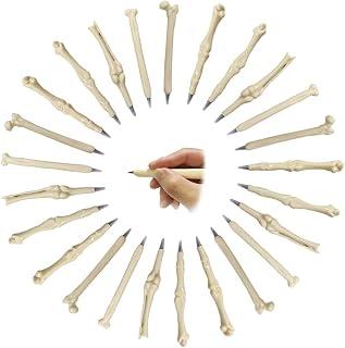 25 PCS Bone Shaped Ballpoint Pens with Black Ink for Medical School, Halloween Christmas Doctor Nurse School Office Party Supplies