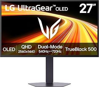 LG 27GX790B-B 27" UltraGear™ QHD 4th Gen. OLED Gaming Monitor | Dual-Mode (720Hz@HD, 540Hz@QHD), 0.02ms(GtG), DP2.1, VESA DisplayHDR™ True Black 500