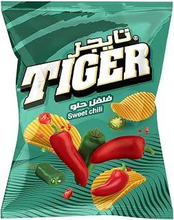 Exclusive Deal on Tiger Sweet Chili Flavor Potato Chips – Spicy &amp; Sweet Snack – Family Size Crunchy Treat – 150g Bag - Amazon KSA Deals