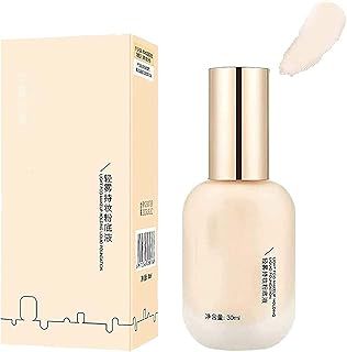 عرض حصري على Hydrating Waterproof and Light Long-Lasting Foundation, ADMD Light Fog Makeup Holding Liquid Foundation, Full Concealer Foundation Cream (Ivory) - عروض أمازون السعودية