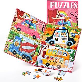 عرض حصري على Wooden Sea Animals Puzzles for 2-5 Year Olds, 39-Piece Jigsaw Set for Kids, Travel Toy for Toddlers, Educational Learning Toy, Birthday Gift for Boys and Girls - عروض أمازون السعودية