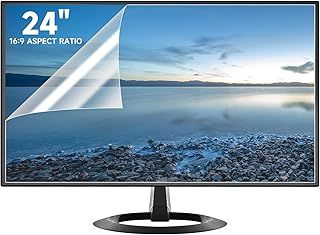عرض حصري على 2 Pack 24 Inch Anti Glare Matte Screen Protector for 24 Inch 16:9 Sceptre/LG/Dell/HP/Acer/ViewSonic/ASUS/Aoc/Samsung Widescreen Monitor, Eye Protection Anti Scratch &amp; Anti Glare Film - عروض أمازون السعودية