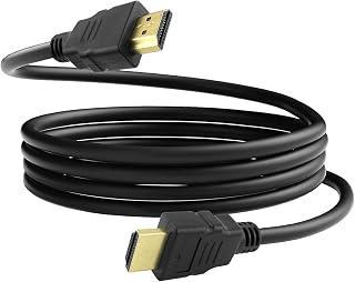 4K HDMI Cable, High Speed 4K @ 60Hz Hdmi to Hdmi Monitor Cable 1.5M 2K 1080P Cables Compatible with Laptop TV, Xbox, Projector, Laptop, PC