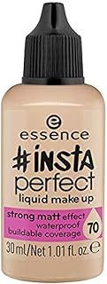 عرض حصري على Essence Insta Perfect Liquid Make Up 70 Sweet Almond | Matte Finish | Lightweight Liquid Foundation | Water-Repellent Formula | Drop-by-Drop Coverage | 30ml - عروض أمازون السعودية