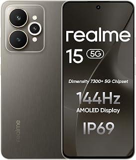 عرض حصري على realme 15 5G Smartphone 12GB+256GB Grey - عروض أمازون السعودية