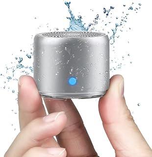 عرض حصري على EWA Travel Case Packed, Wireless Mini Bluetooth Speaker with Custom Bass Radiator. A106, Small But Loud, The Next Generation of Portable Speakers for Home, Outdoors, Shower (Silver) - عروض أمازون السعودية