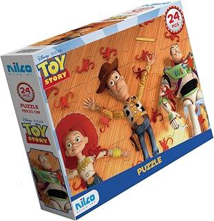 Nilco Disney Pixar Story Puzzle Toy, 24-Pieces, 48 cm x 33 cm Size