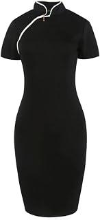 Women's Text Zipper Sleeve Dress Black