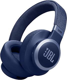 JBL سماعات رأس لاسلكية فوق الاذن من لايف 770NC مع خاصية الغاء الضوضاء التكيفية الحقيقية، أزرق