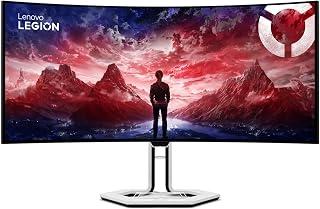 عرض حصري على Lenovo Legion Pro (67C9UAC1EU), 34" OLED 3440x1440 WQHD, 240Hz refresh rate, 0.03 ms response time, 98.5% DCI-P3, Curvature 800R, Speaker 2X5W, AMD FreeSync Premium Pro, Adaptive Sync, DisplayHD TB400 - عروض أمازون مصر