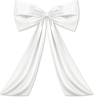 عرض حصري على Wavwavw White Large Bow Decor Coquette for Backdrop, 24 x 36 Inches - عروض أمازون السعودية