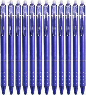 Erasable Gel Ink Pens - Retractable Pens 0.5mm Blue Ink Smooth Writing Pen Office Supplies School Office Pen for Women Men Girls Boys