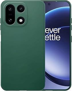 Exclusive Deal on Compatible with OnePlus 15 Case Cover Silicone with Soft Microfiber Lining Scratch Resistance Slim Thin for OnePlus 15 Cover Case 6.78 inch Green - Amazon KSA Deals