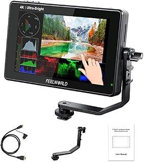 Feelworld LUT7 7 Inch 2200nit Ultra Bright 3D Lut Touch Screen DSLR Camera Field Monitor 1920x1200 IPS 4K HDMI DC Output Waveform Light Sensor