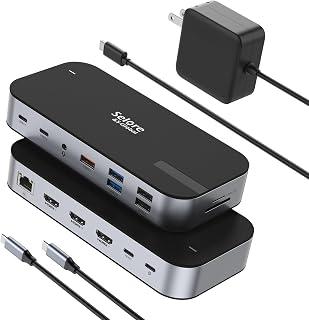 Selore 3 HDMI Docking Station with Charging, Triple Display Docking Station