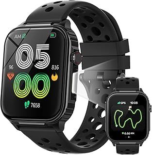 Exclusive Deal on Parsonver Smart Watch for Men Women GPS, 10-Day Battery Fitness Tracker with Bluetooth Calling, 100+ Sports Modes, Heart Rate, Sleep Monitor, Step Counter, Activity Tracker for Android &amp; iPhone, Black - Amazon KSA Deals
