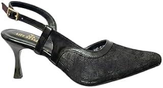 Shoes Heels Dentelle With Buckle F-611