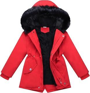 عرض حصري على Girl Winter Coat Heavyweight Padded Puffer Jacket Kids Parka Fleece Snow Clothes - عروض أمازون السعودية