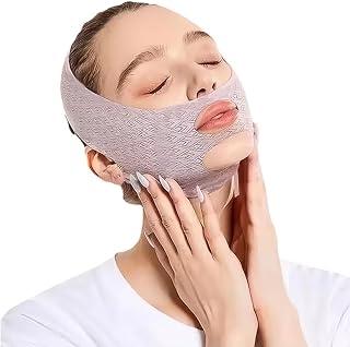 Beauty Face Sculpting Sleep Mask, Double Chin Reducer - V Shape Slimming Face Mask, Reusable Facial Shaped UP Lift Mask- Anti-Aging and Anti-Wrinkle Band - Amazon Egypt Deals