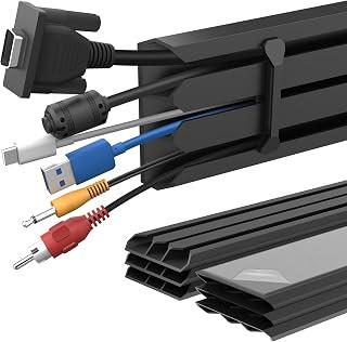 Stageek Cable Manager Self-Adhesive Kit,Spliced Installation for All Types of Office Cable Management,Customized Cable Outlet,All-in-one Desktop Cable Manager Kit