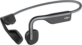 SHOKZ OpenMove Bone Conduction Headphones, Open-Ear Wireless Bluetooth 5.1 Headphones with Clear Sound, 6H Battery, Lightweight 29g, Sweatproof IP55, Hear Traffic &amp; Surroundings, for Running(Grey)