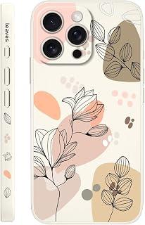 Exclusive Deal on Fekra Red Butterfly for iPhone 12 Pro Case Scratch Resistant Soft Slim Fit Floral for iPhone 12 Pro cover - Morandi White - Amazon Egypt Deals