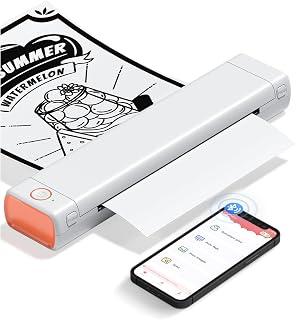 عرض حصري على Phomemo Portable Printers Wireless for Travel, Thermal Tattoo Stencil Printer for Office, Home, Business, M08F-A4 Bluetooth Inkless Printer for A4 Size, Compatible with Smartphone &amp; Laptop - عروض أمازون السعودية