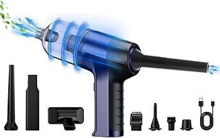 عرض حصري على ELEPHANTBOAT® Electric Compressed Air Duster,6000PA Handheld Cordless Air Duster,3 in 1 120W Cordless Car Vacuum Cleaner Keyboard Blower with Multi-Nozzles Dust Cleaner for Home Computer Keyboard Car - عروض أمازون السعودية