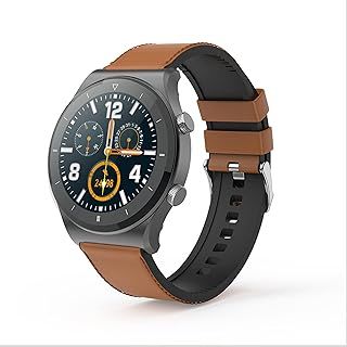 Exclusive Deal on Pebble Revo Smartwatch, 1.3"(3.3cm) HD Touchscreen, Bluetooth Calling, Smart Watch with Rolling UI &amp; Dual Button Technology, Spo2, Heart Rate &amp; Temperature Monitoring (Tan Leather) - Amazon KSA Deals