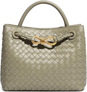 عرض حصري على Women's Tote Bag Handbag Messenger Bag Woven Bags Bucket Bag for Gifts for Mather - عروض أمازون السعودية