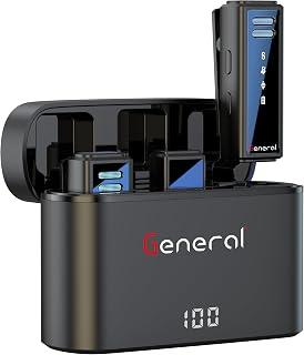 Exclusive Deal on General GM31 Wireless Lavalier Microphone for iPhone/iPad – Dual Mic with Charging Case, Noise Cancellation, Reverb, Silent Mode, Plug &amp; Play Lightning Connection - Amazon Egypt Deals