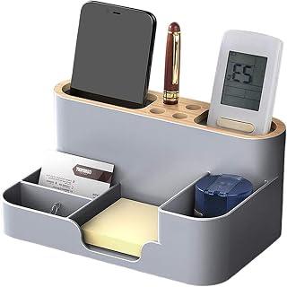 عرض حصري على Modern Desk Organizer with Pencil Holders, Office Stationery Supplies Organizers, Marker Pen Holder Desk Tidy Paperclip Storage Accessories Desktop, for Home, Office, Dorm - عروض أمازون السعودية