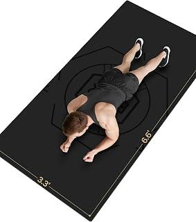 عرض حصري على nuveti Large Exercise Mat (6'x 3'), Extra Wide Workout Mat for Men and Women, Yoga Mat Thick 1/4 Exercise Mats Non-Slip, Non-Toxic, Large Fitness Mat Perfect for Barefoot Exercise (Yoga, Pilates, - عروض أمازون السعودية