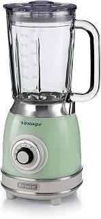 Exclusive Deal on Ariete Vintage 58304 Glass Jug Blender, 1000W, 1.5 Litre Capacity Glass Jug, 4 Speeds + Pulse, Ice Crush Function, Anti Slip Feet, Stainless Steel Blades, Green (by Delonghi Group) - Amazon KSA Deals